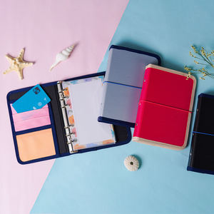 Custom in pelle Business Planner riunione ufficio porta carte con pizzi stampa pagine raccoglitore di <span class=keywords><strong>anelli</strong></span> Notebook - Product Image 1