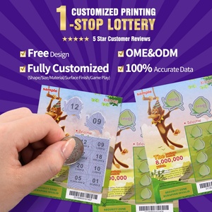Custom Sample Winning Lottery <b>Tickets</b> Free Design Lucky Lotto Customized Size Content Bonus - Product Image 1