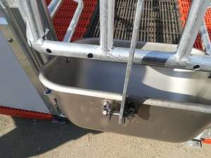 Comedero Doble para Cerdos Tipo U Tipo M Material SUS para Uso en Corrales de Cerdos - Product Image 3