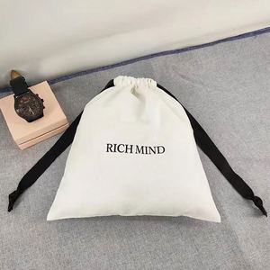 Customized Organic Muslin Cotton Drawstring Pouch Wedding Party Shopping Gift <b>Packaging</b> <b>Bag</b> Soft Cotton Muslin Dust <b>Bag</b> - Product Image 2