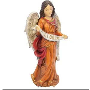 Schlussverkauf Priester Jungfrau Maria Statue religiöse Serie Harz Handwerk ornamente benutzerdefiniert Jesus Geburt Krippe Weihnachten ornamente
