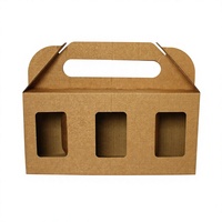 Dossiers en carton ondulé kraft écologiques et imperméables personnalisés |   Design des poignées et des fenêtres |   Porte-cadeaux pour pots et bouteilles de confiture