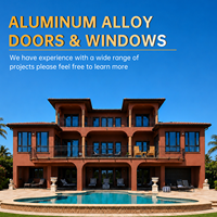 Ventanas y Puertas Personalizadas EOKO, Ventanas Abatibles de Aluminio con Doble Acristalamiento y Puertas Corredizas para Proyectos de Villas en América