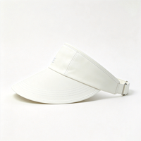 Topi Visor Olahraga Berpinggiran Lengkung ACE Embroidery Unisex, Cocok untuk Kuncir Kuda, Pelindung UV, untuk Lari, Bepergian, dan Aktivitas Luar Ruangan, Dapat Disesuaikan