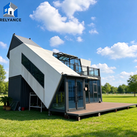 RELYANCE Maison conteneur préfabriquée, plans de conteneurs pour villas et commerces, conception de maison mobile, structure d'expédition 20 pieds en panneaux sandwich