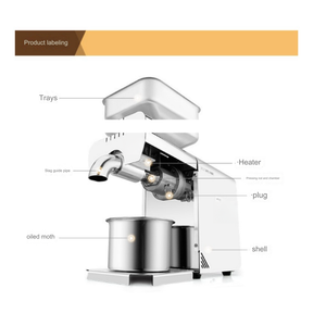 Automatic Household Mini Oil Press Machine Oil <b>Maker</b> Machine Cold and Hot Oil Press Provided 220v Multi-function Sustainable 16 - Product Image 3