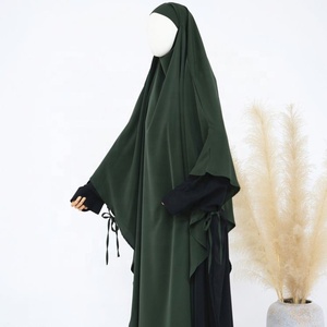 Abito <span class=keywords><strong>Hijab</strong></span> Maxi per Ramadan ed Eid, Stile Dubai e <span class=keywords><strong>Turchia</strong></span>, Vestito Islamico Musulmano per Donne, Abbigliamento da Preghiera Nida, Kebaya, Robe Femme Musulmane - Product Image 5