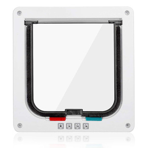 Vente chaude résistant aux intempéries magnétique 4 voies serrure Pet chat rabat <span class=keywords><strong>porte</strong></span> pour chats et chiens - Product Image 3