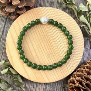 Bracelet en pierre naturelle avec perles de verre colorées pour la gestion du stress – Prêt à expédier – Service de regroupement de produits en stock - Product Image 3