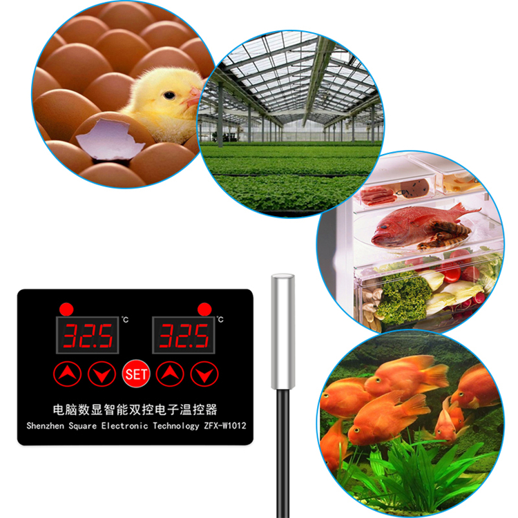 Popular Hot Selling High Quality Sensor ZFX-W1012 Data Storage Temperature Controller 12V 24V 220V