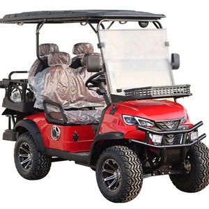 Carrello da Golf Vintage All'ingrosso, Mini <span class=keywords><strong>Auto</strong></span> Elettrica a Quattro Posti 60V 72V 3.5KW 4KW 5KW, Carrello da Golf Leggero per 4 Persone - Product Image 1