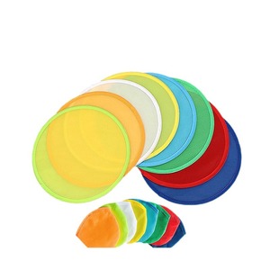 Portable Foldable <strong>Fan</strong> Outdoor Flying Disc <strong>Dog</strong> Nylon Foldable Flying Disc Customized Logo with Pocket - Product Image 1