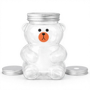 Bouteille ronde en PET de 500 ml de qualité alimentaire avec bouchon à vis, plastique de haute qualité pour le thé au lait, fabriqué au Vietnam - Product Image 1