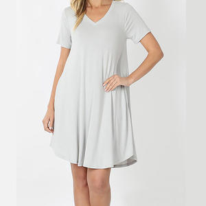 Super doux non transparent casual vêtements quotidiens été dames femmes maternité t-shirt <span class=keywords><strong>robe</strong></span> - Product Image 2
