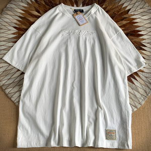 2024 модная футболка в стиле хип-хоп, трехмерная футболка с тиснением, 100% хлопковый пуловер, Мужская футболка премиум-класса с тиснением на заказ - Product Image 5