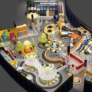 Área de Juegos Interior Personalizada de 2000 m², Conjuntos de Equipos de Juegos Blandos, Piscina de Pelotas de Plástico para Escuelas, Parques y Centros Comerciales - Product Image 1