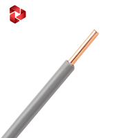Fil électrique en cuivre isolé PVC NVDAN NYAF 450/750V 1,5 mm-300 mm pour le câblage domestique et l'éclairage