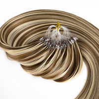LeShine Nano Micro Anneau de Cheveux Humains Micro Perles Trame Extensions de Cheveux Remy Micro Loop Links Extensions de Cheveux