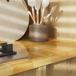 Piastrella Angolare Marocco Ambra 4,5 x 10 cm Lucida con Bordi Irregolari - Product Image 6