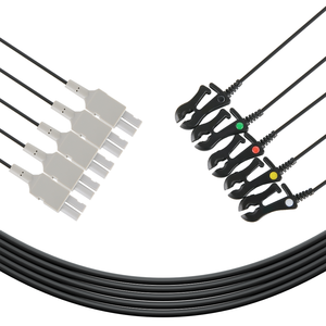 Accessoires médicaux <span class=keywords><strong>GE</strong></span>, câble de dérivation ECG en fibre de carbone, câble ECG à 5 fils pour IRM, câble ECG IEC pour usage patient - Product Image 4