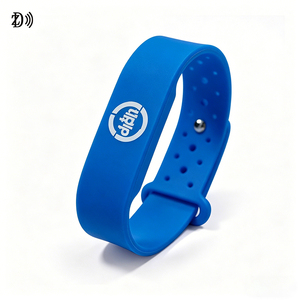 Pulsera RFID de Silicona Ajustable e Impermeable de 13.56Mhz, Etiqueta NFC Inteligente Mini Reescribible con Código <span class=keywords><strong>QR</strong></span> Personalizado <span class=keywords><strong>para</strong></span> Gestión de Seguridad - Product Image 4