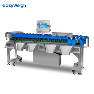 Clasificador de Peso de Alta Velocidad Easyweigh YGW-YP200F8 para Frutas, Verduras, <span class=keywords><strong>Pollo</strong></span> <span class=keywords><strong>Entero</strong></span>, Pescado, Carne de Res, Aves, Mariscos, Precisión de 2-3g - Product Image 2