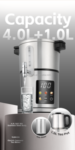 Macchina per il Tè Cinese 220v, Bollitore Elettrico 5L, Preparatore di Tè Automatico Intelligente con Doppio Bollitore a Un Solo Tocco - Product Image 3