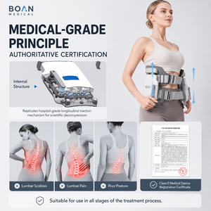 Dispositivo de Tracción <span class=keywords><strong>Lumbar</strong></span> Ajustable, Mecánico, No Eléctrico, para Estirar la Espalda Baja, Fabricante OEM Vcore BAC-Y/S, Plástico, 1 Año de Garantía - Product Image 1