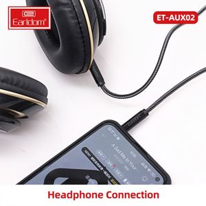 Earldom 3,5mm Cable de conector de audio estéreo auxiliar universal para todos los dispositivos habilitados para 3,5mm Fabricante de cables de audio - Product Image 3
