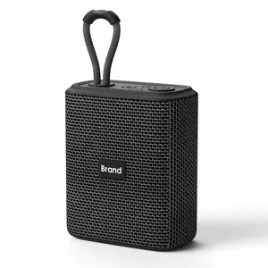 Full-range 5W Speaker IPX6 Impermeável Altifalante Tecido Malha Mini Bluetooth 5.3 Speaker Box Para Outdoor