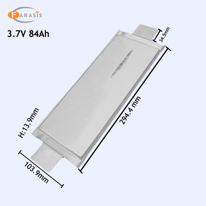 Farasis NMC-84FP 3.7V 84Ah A-Grade Lithium Polymer Batteries Cycles -30-55C for Motorcycle EV - Product Image 1