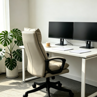 Chaise de bureau réglable en hauteur, écologique, imperméable, en PU, facile à nettoyer, vente en gros directe d'usine OEM/ODM