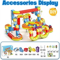 EPT Juego de Vías Magnéticas para Trenes Eléctricos, Diseño Antigravedad, Fácil de Montar, Regalo para Niños, Aprendizaje STEM 3D