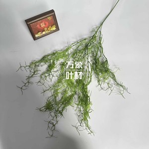 Plantes artificielles en forme de barbe de dragon, 30cm-190cm, vertes, en PP, pour décoration murale et mariages - Product Image 4
