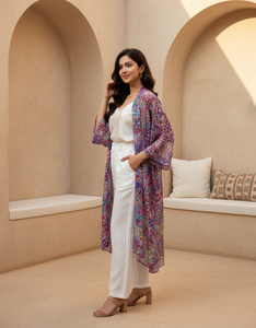 Élégant châle léger en georgette pour femme – Chic, confortable, idéal pour les tenues décontractées, les fêtes au bureau et les occasions formelles - Product Image 4