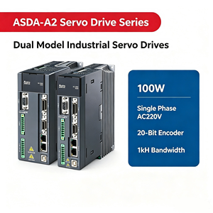 Nuevo Servoaccionamiento Original ASDA-A2 ASD-A2-0121-E/F/L/M/U 100W Monofásico AC220V con Codificador de 20 Bits para Máquina CNC - Product Image 1