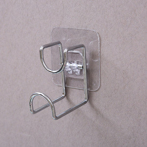 Stainless Steel Wall Mount <b>Hooks</b> For Bathroom <b>Kitchen</b> Sink Storage Punch Free Adhesive Rack Polished Finish - Product Image 4