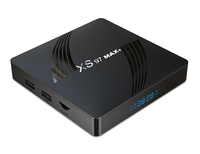 XS97 MAX+ Amlogic S905X4 Quad Core 8K TV Box 4GB+32GB WiFi de Doble Banda BT 5.0 Multifuncional Directo de Fábrica