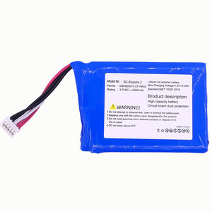 Sư tử Pin cho Harman Kardon Esquire 2 Bluetooth Loa HK03 gsp805070 CP-HK03 batera Para 3.7V 3200mAh 11.84wh Lithium batre - Product Image 6