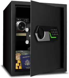 Cassetta di sicurezza dell'armadio con tastiera digitale doppi tasti cassetta di sicurezza salvadanaio per Home Hotel Office Business gioielli pistola contanti