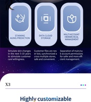 Appareil d'analyse cutanée 3D portable B3, analyseur de peau professionnel pour usage domestique, fournisseur en gros