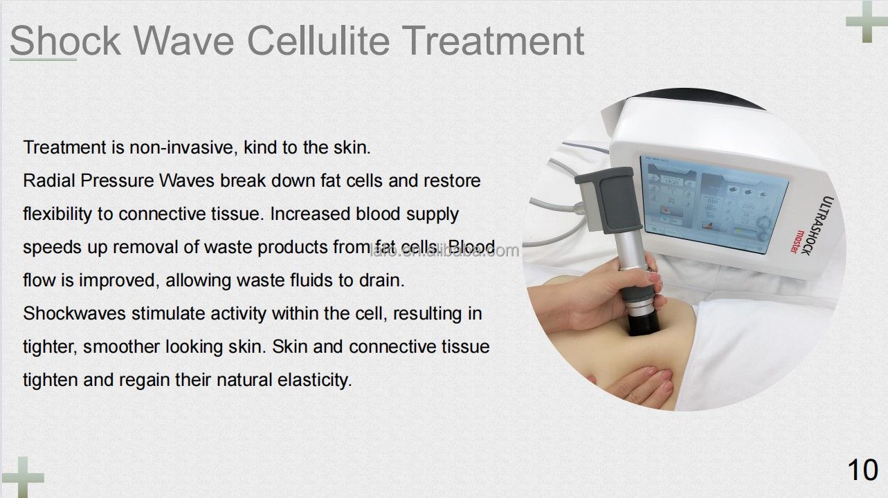 Professional 2 in 1 physiotherapy equipment medical portable ultrasound shockwave therapy machine for pain relief