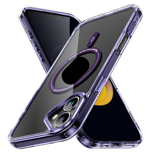 IP 17 시리즈 폰 케이스 망간 스틸 시트 + 금속 렌즈 프레임 + 실크 스크린 링 플랫 디자인 에어백 보호 JL36 - Product Image 5