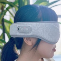 Masajeador de belleza para el cuidado de los ojos con presión de aire 3D y alivio de la fatiga Masajeador de ojos inalámbrico electrónico con música y alivio de aire 3D