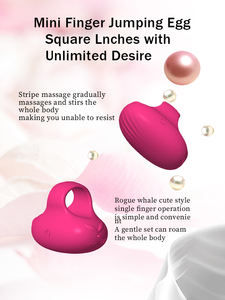 Sıcak Satış Sıvı Silikon Su Geçirmez Mini Parmak Masaj Aleti G Noktası Titreşimi Klitoral Stimülasyon Kadın Seks Oyuncağı - Product Image 6