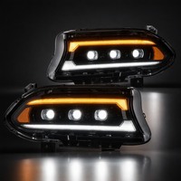 Ensemble de phares LED pour Dodge Charger 2015-2021, feux de jour séquentiels, phare avant