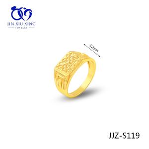 Anillo de Boda de Diamantes de 24K para Mujer, Nuevo, Chapado en Oro, con Circonita, Estilo Clásico - Product Image 6