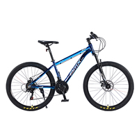 MTBGO Vente flash Vélo adulte à grande roue 21 vitesses en alliage Vélos de montagne pour hommes 26 29 pouces Bicicletas