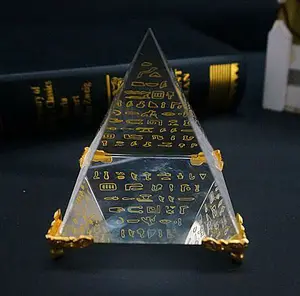 Feng Shui Feng Shui Egypt Egyptian Crystal Clear Pyramid MH-F0527