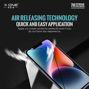 Protection d'écran X-ONE <span class=keywords><strong>incassable</strong></span> en polymère hybride résistant aux chocs 6X, film transparent HD compatible avec les coques pour iPhone 17 16 15 Pro Max - Product Image 4